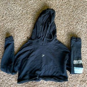 Gymshark crop hoodie